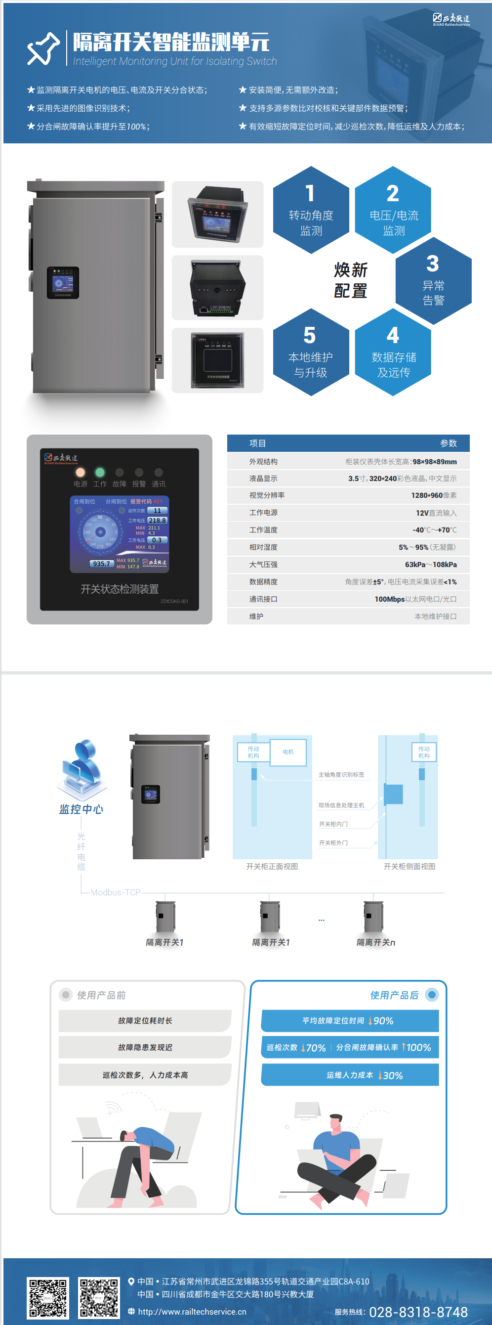 隔离开关智能监测单元